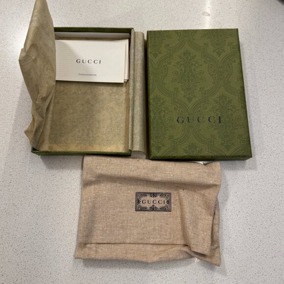 Gucci Wallet Gift Box + Dust Bag - Picture 2 of 2